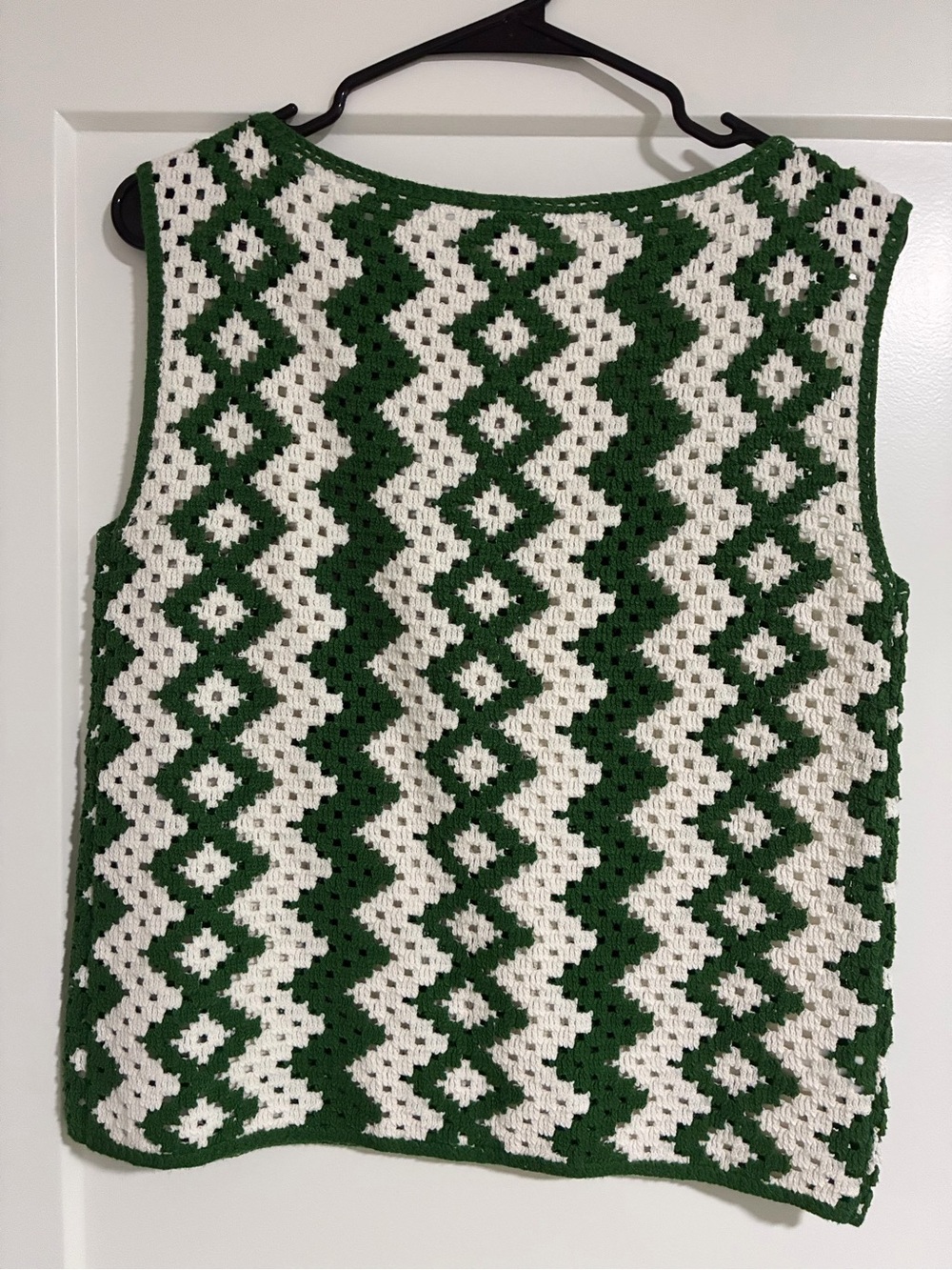 Ann Taylor Geo Crochet Sweater Shell - Picture 3 of 4
